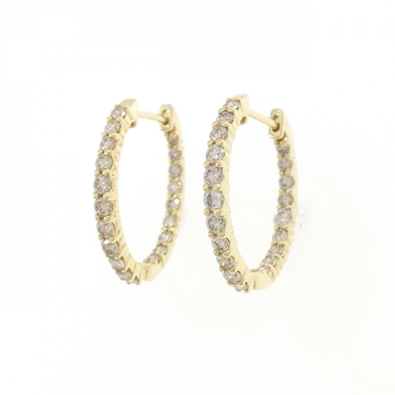 K18YG Bông tai kim cương 1.00CT - Hàng hiệu Chính hãng 866217