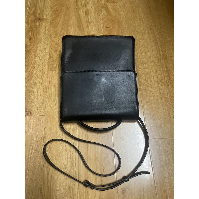 Túi nam phom hộp 22x26x7 da thật 2hand 996735