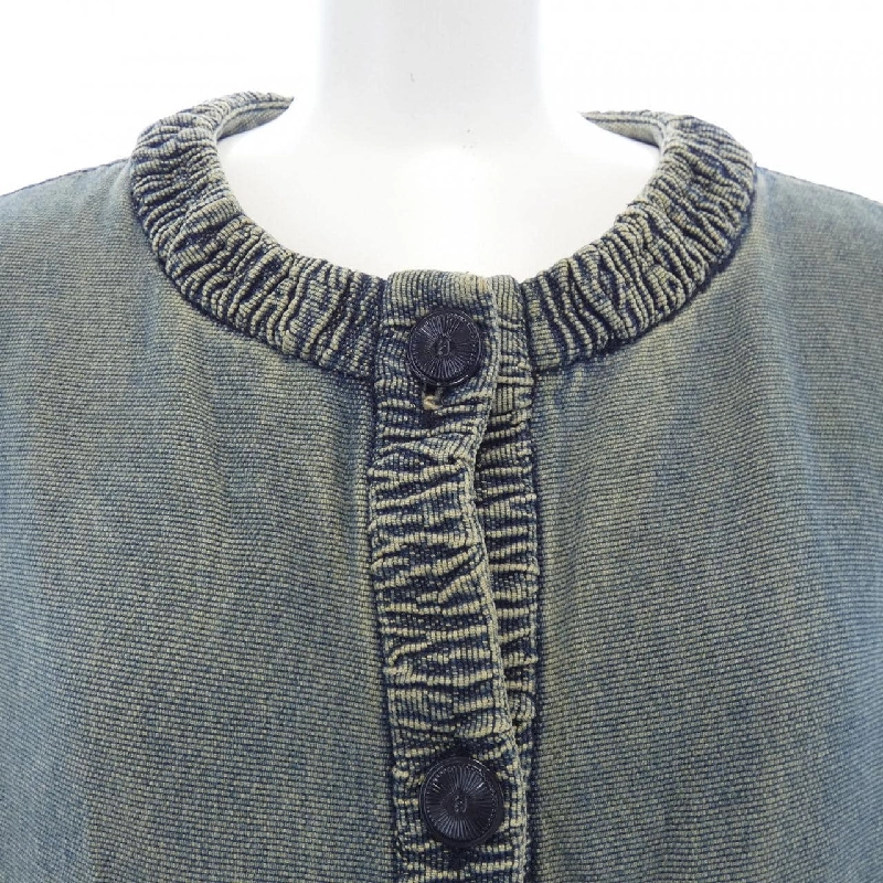 【Mã giảm giá】【Cổ điển】Áo khoác không cổ CHANEL 637184