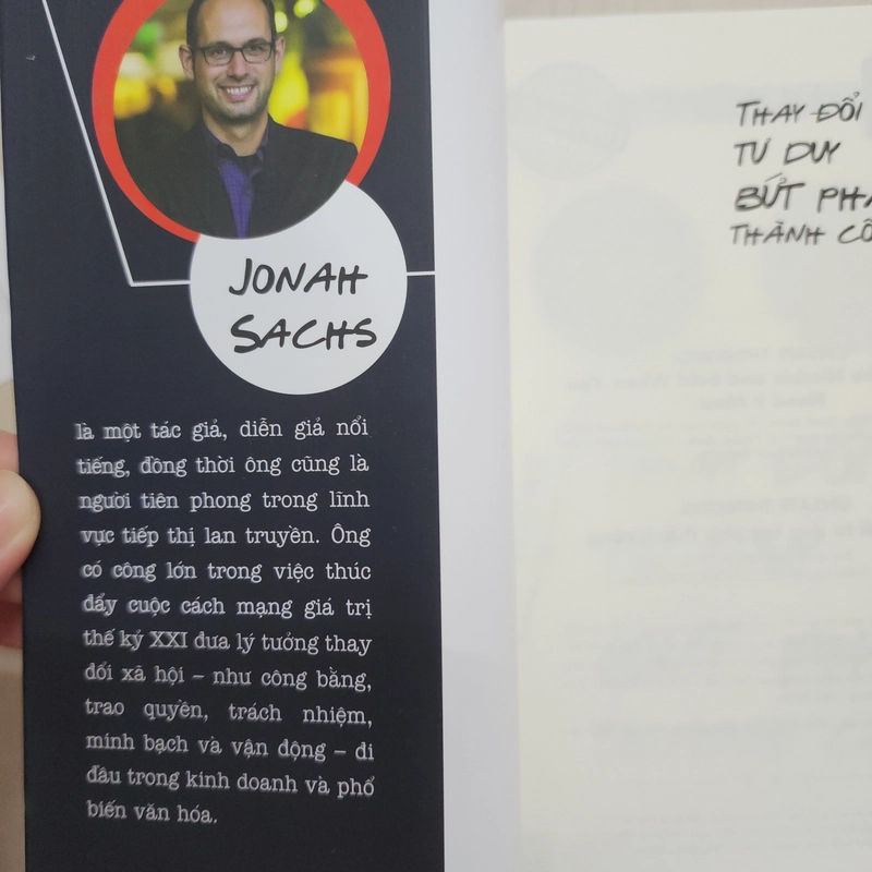 Sách Thay đổi tư duy bứt phá thành công của Jonah Sachs mới 95% 509392