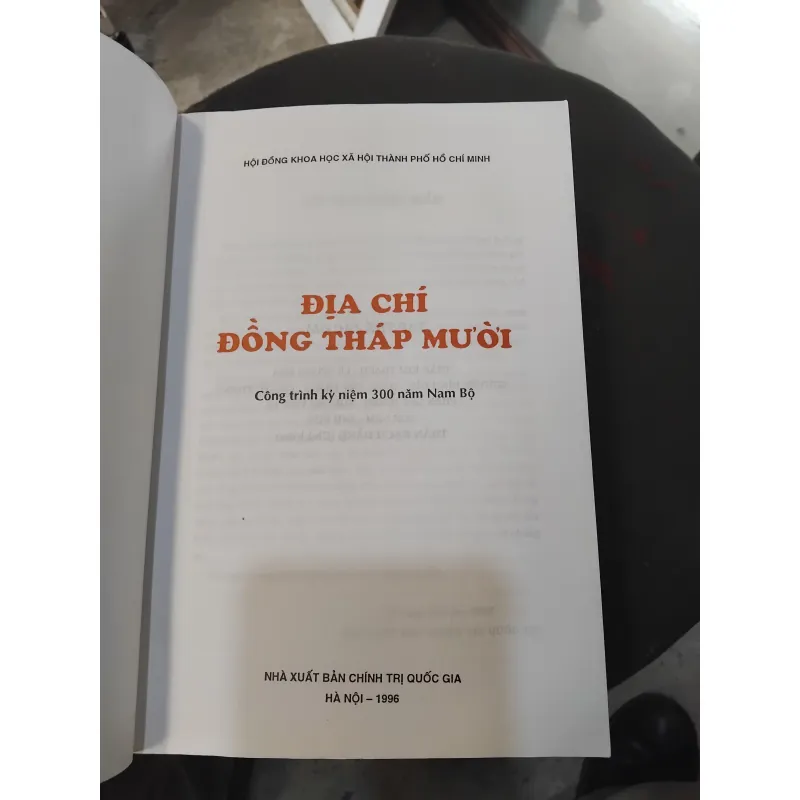 Địa chí Đồng Tháp Mười  1030146