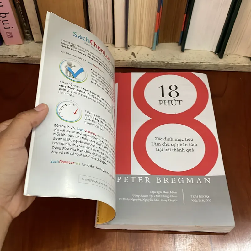 II Sách Kỹ Năng: 18 Phút - PETER BREGMAN - Uông Xuân Vy, Trần Đăng Khoa (Dịch) - 2014 576374