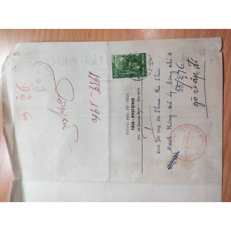 Bảng điểm đệ nhất lục cá nguyệt niên khoá 1959-1960  160361