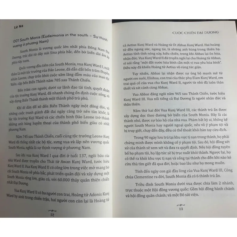 Cuộc Chiến Đại Dương Phần 1 Tình Yêu Và Ngai Báu của Lê Na mới 90% 707813