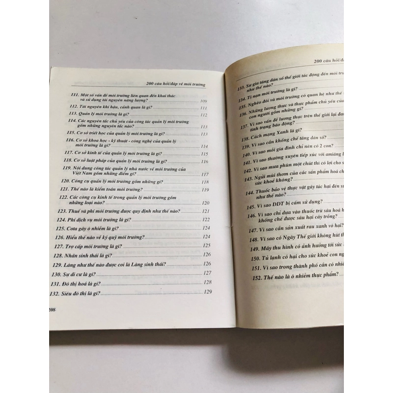 200 CÂU HỎI/ ĐÁP VỀ MÔI TRƯỜNG  523744