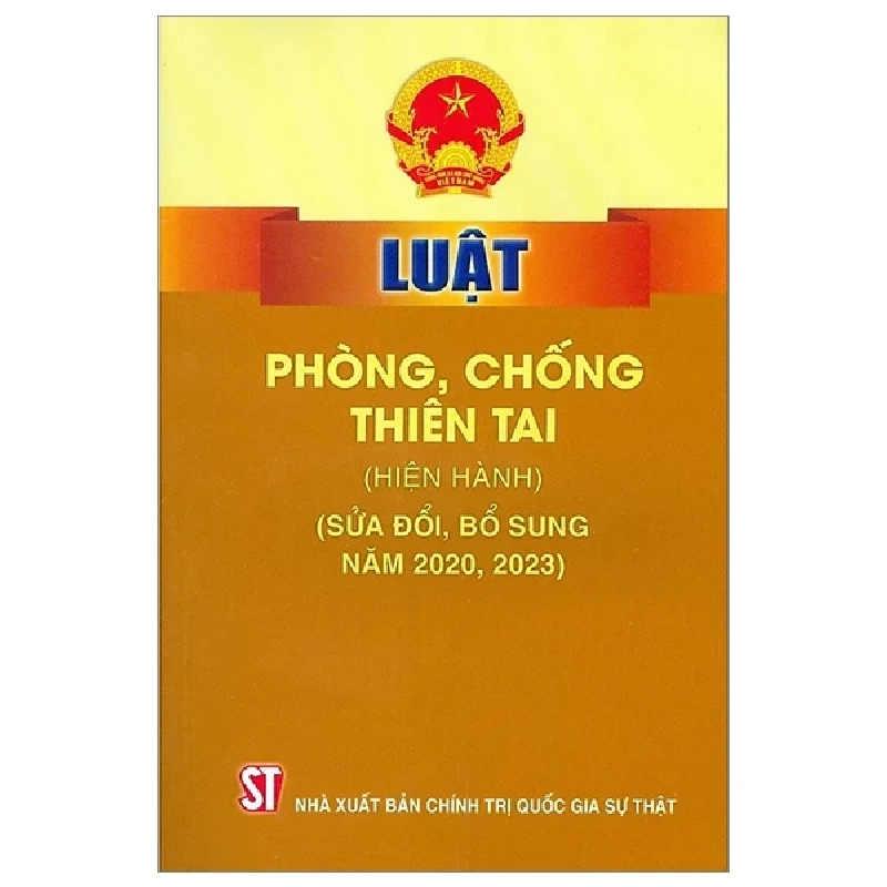 Luật Phòng, Chống Thiên Tai (Hiện Hành) (Sửa Đổi, Bổ Sung Năm 2020, 2023) - Quốc Hội 282347