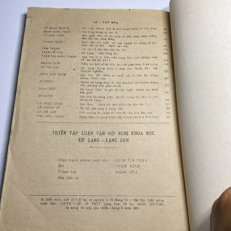 TUYỂN TẬP LUẬN VĂN HỘI NGHỊ KHOA HỌC XỨ LẠNG - LẠNG SƠN (XB 1988) 471949