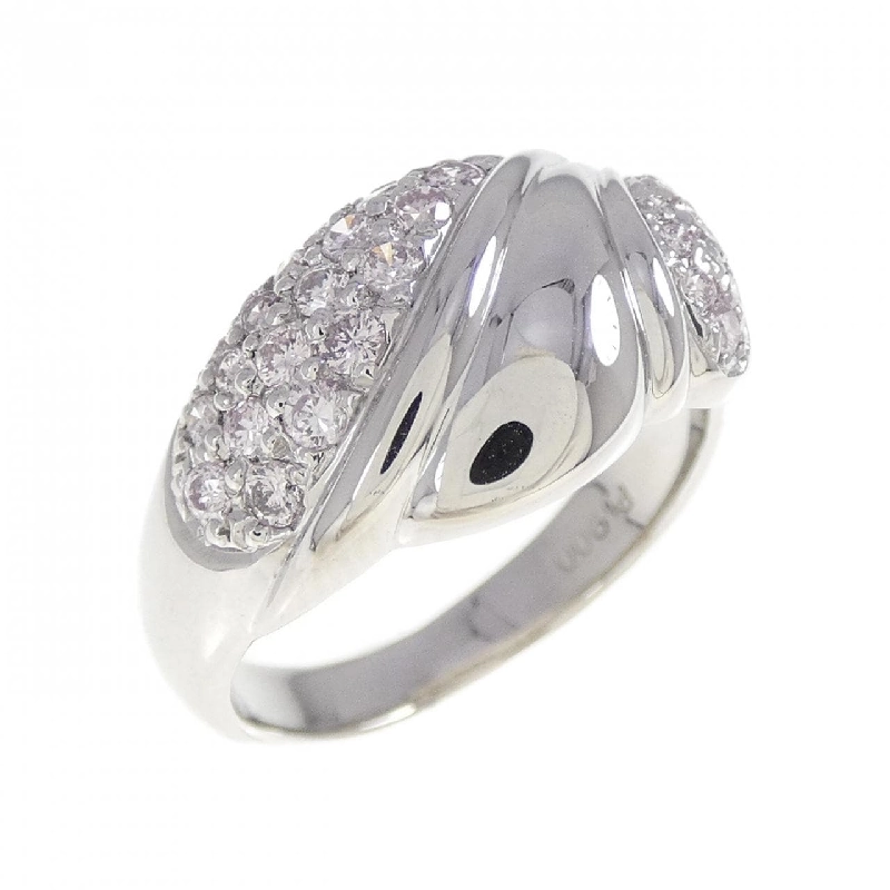 Nhẫn kim cương hồng PT900 0.44CT 668705