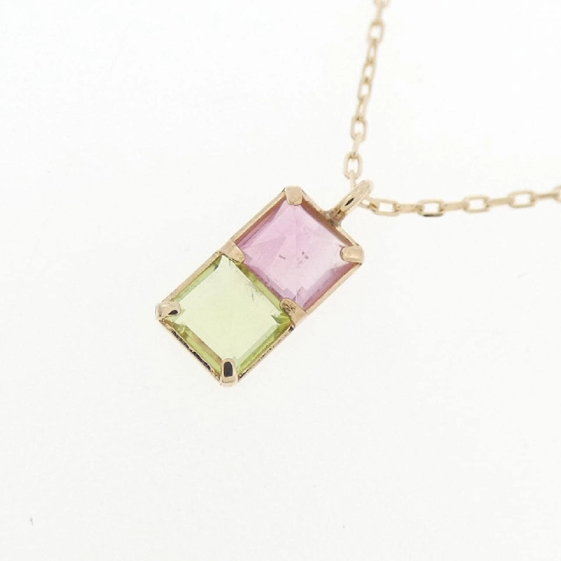 K10YG Tourmaline Necklace - Hàng hiệu Authentic 855879
