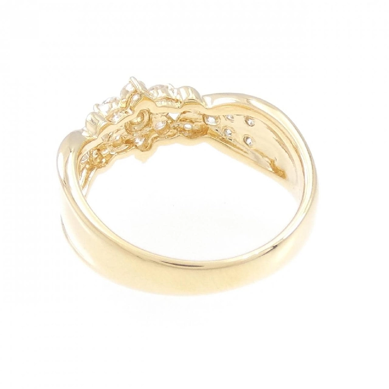 Nhẫn kim cương hoa K18YG 0.55CT - Hàng hiệu Authentic 856367