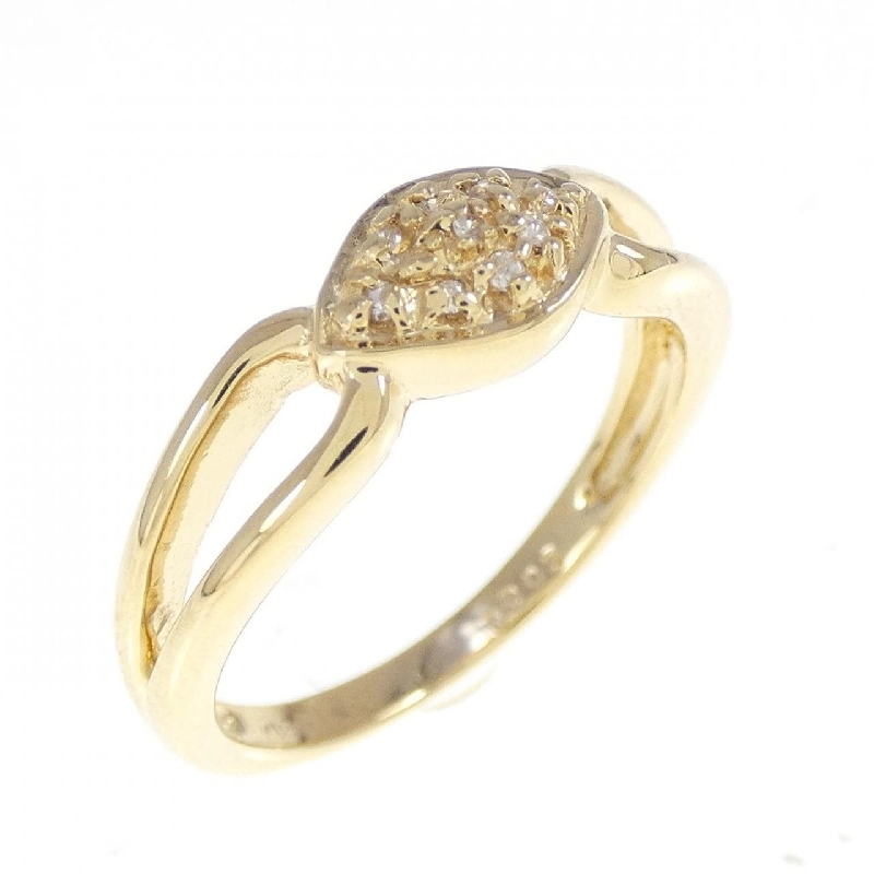 Nhẫn kim cương K18YG 0.03CT 671223