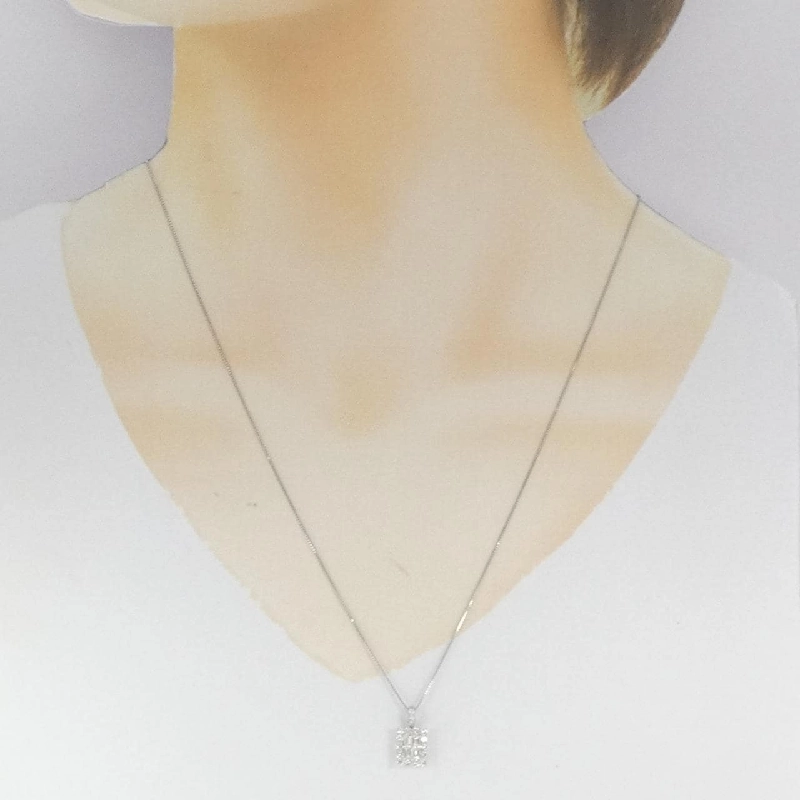 Dây chuyền kim cương PT900/PT850 0.50CT - Hàng hiệu Chính hãng 861474