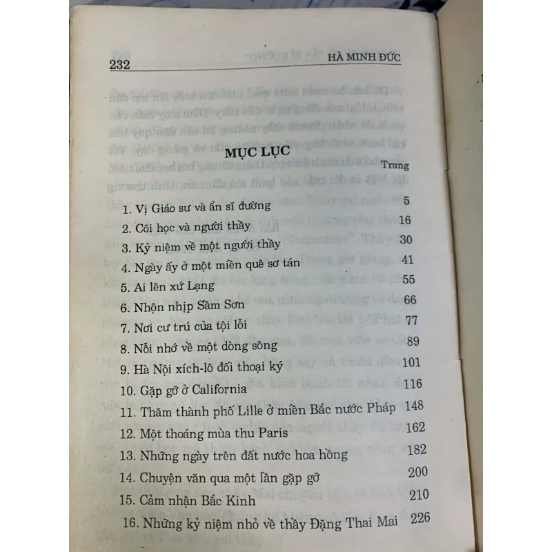Vị Giáo Sư Và Ẩn Sĩ Đường - Hà Minh Đức 926394