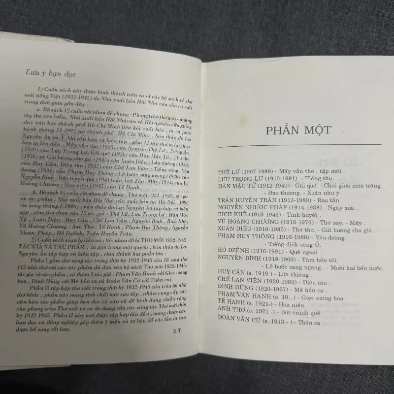 Thơ mới (1932-1945): Tác giả và tác phẩm 925471
