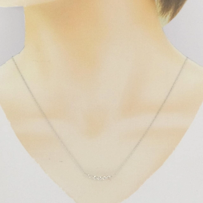 K18WG Dây chuyền kim cương 0.36CT - Hàng hiệu Chính hãng 863921