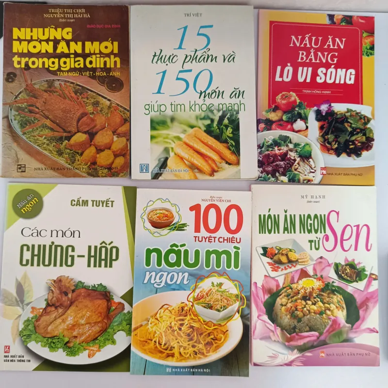 Sách về nấu ăn, nội trợ (24 cuốn) 926792