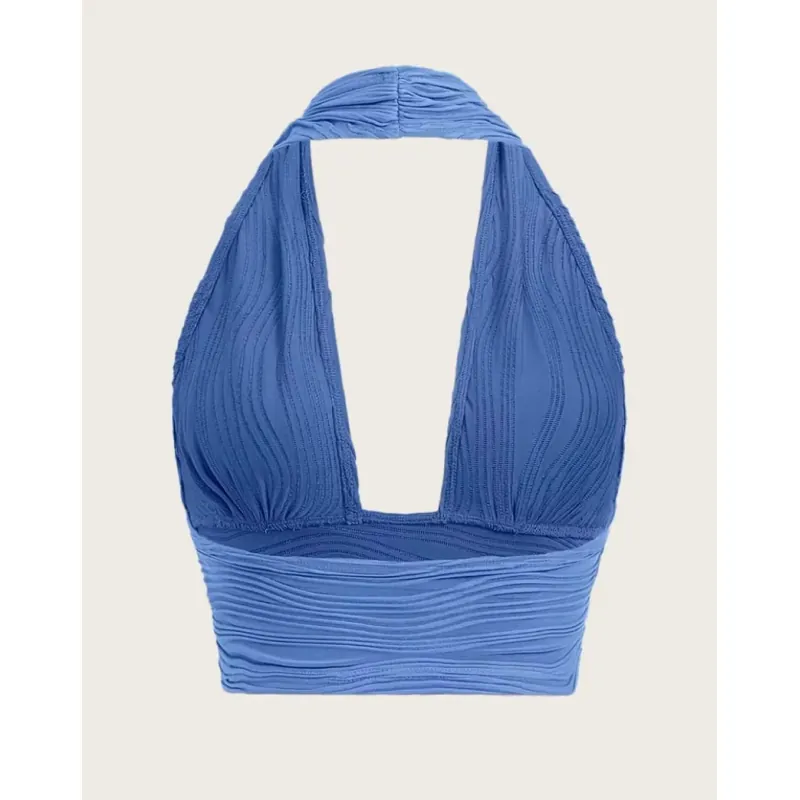 Áo croptop xanh nhạt 760014