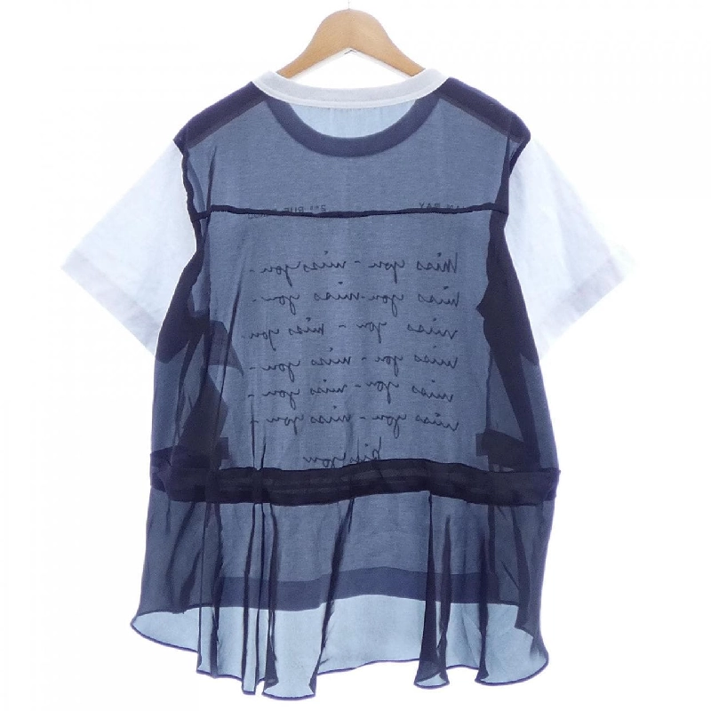 SACAI COTTON JERSEY 25-08187 Áo - Hàng hiệu Chính hãng 774643