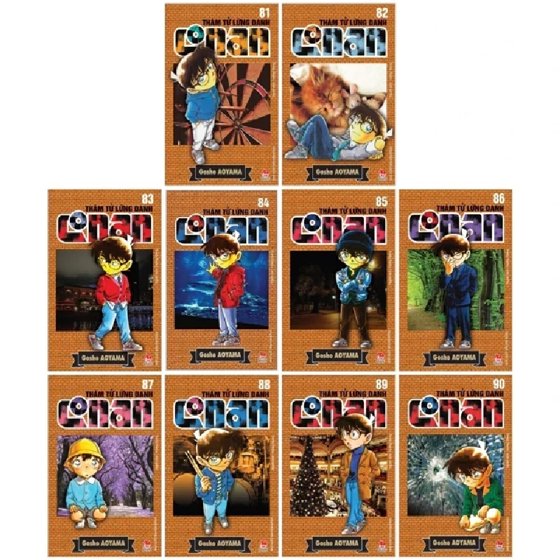 Thám Tử Lừng Danh Conan: Tập 81 - 90 (Bộ 10 Tập) - Gosho Aoyama (Mới 100%) Truyện tranh, NXB Kim Đồng - SÁCH ĐẠI HỌC 486570