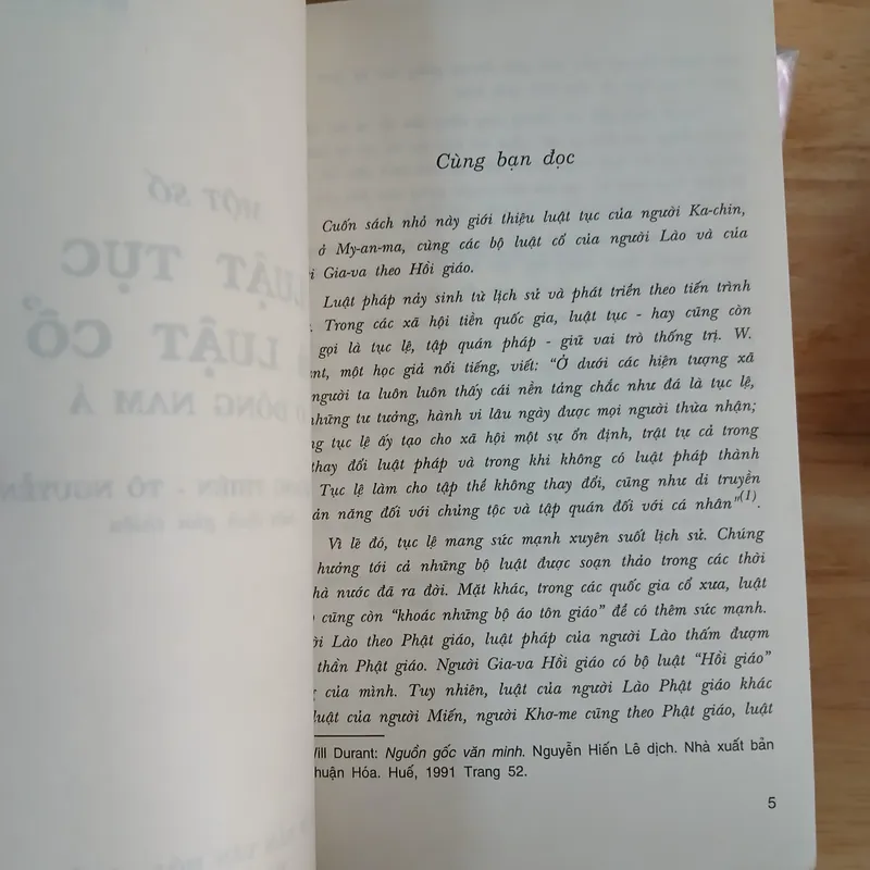 Một Số Luật Tục & Luật Cổ Ở Đông Nam Á 695487