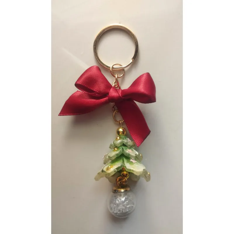 Móc khóa cây thông giáng sinh handmade 733018