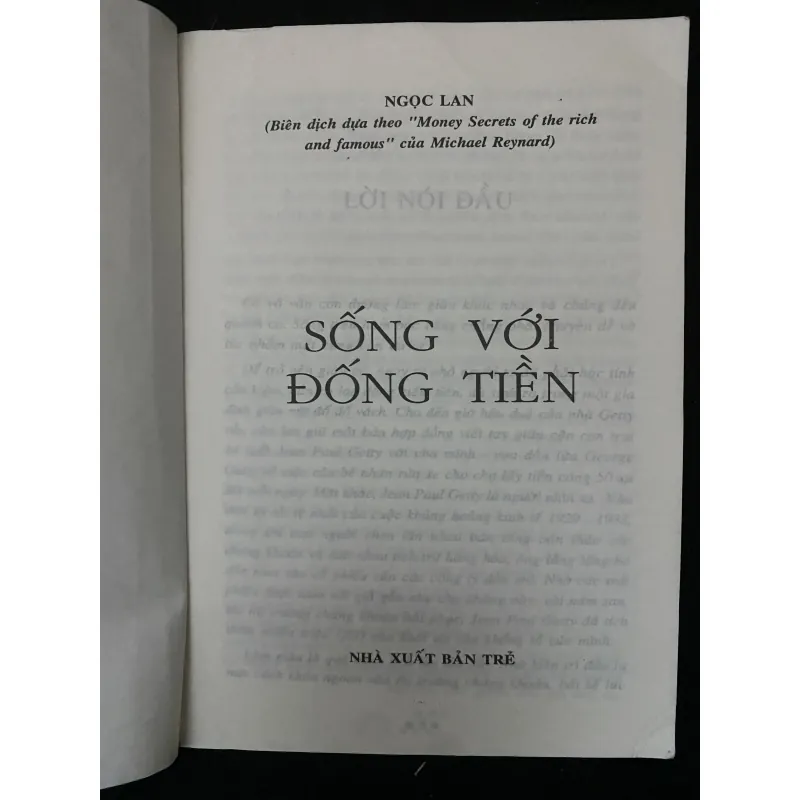 Sống Với Đồng Tiền- Ngọc Lan biên dịch  1029261