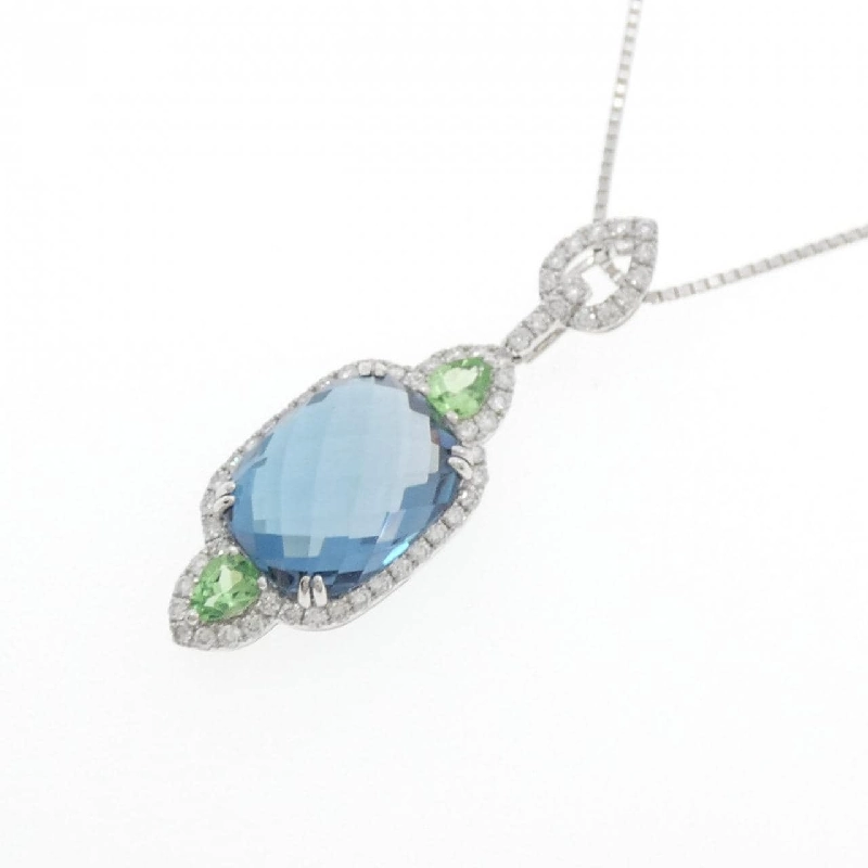 750WG/K18WG Đá màu Dây chuyền - Hàng hiệu Authentic 858116