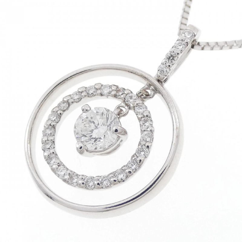 K18WG Dây chuyền kim cương 0.30CT - Hàng hiệu Chính hãng 860926