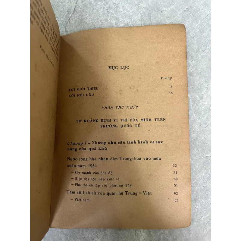 TRUNG QUỐC VÀ VIỆC GIẢI QUYẾT CUỘC CHIẾN TRANH ĐÔNG DƯƠNG LẦN THỨ I - PHRĂNG XOA GIOAY Ô 785141