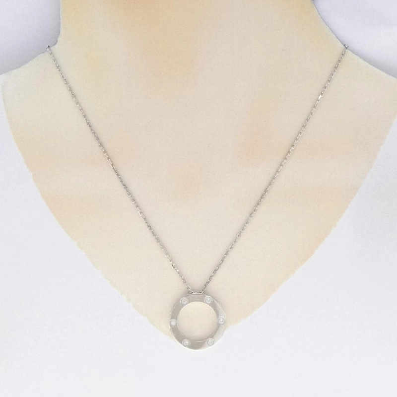 Cartier Love Necklace Full Diamond - Hàng hiệu Authentic 844273