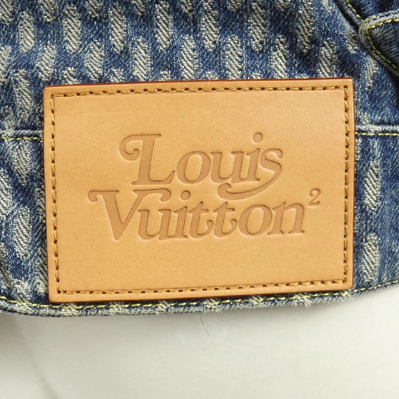 Áo khoác denim LOUIS VUITTON Giant Damier Wave Monogram NIGO HJA10WUZC - Hàng hiệu Chính hãng 895037