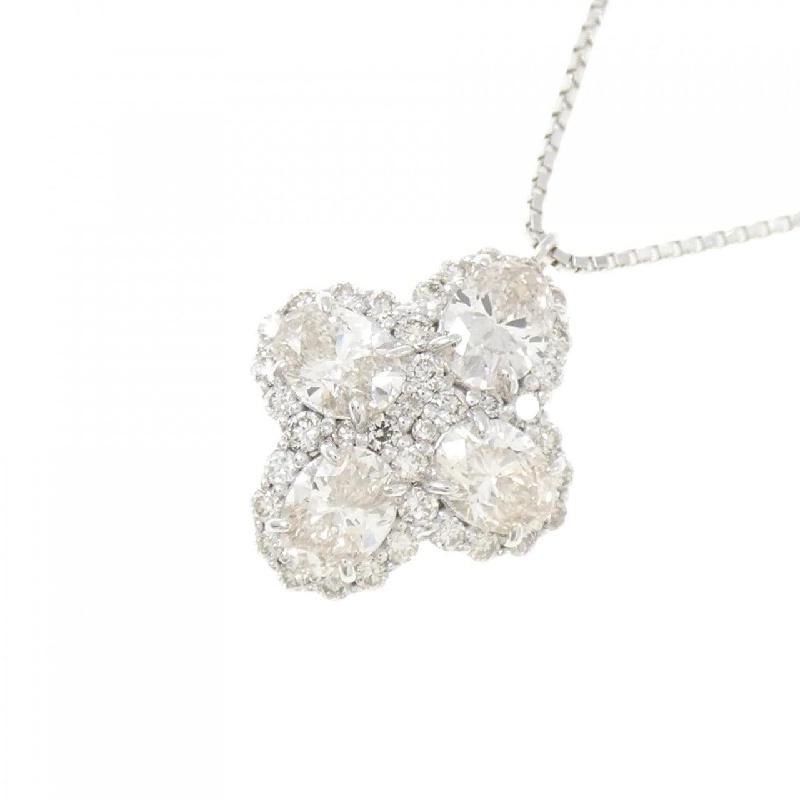 K18WG/PT850 Dây chuyền kim cương 1.234CT - Hàng hiệu Chính hãng 862258