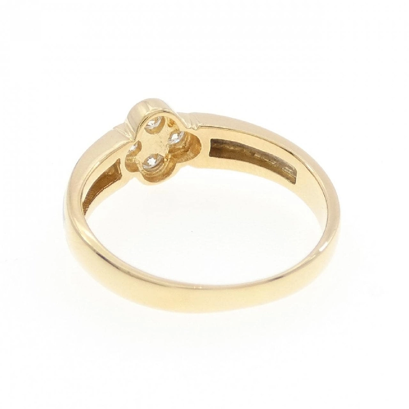 Nhẫn kim cương hoa K18YG/PT900 667124