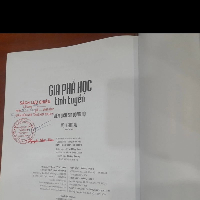 Võ Ngọc An - GIA PHẢ HỌC tinh tuyển 548216