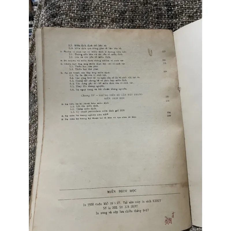 Miễn dịch học , 250 trang khổ lớn; 1987- G.S, T.S. PONDMAN K. W, T.S. WRIGHT P.E 1009208