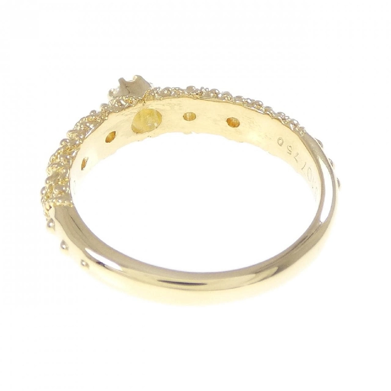 Nhẫn kim cương 750YG 0.107CT - Hàng hiệu Authentic 848859