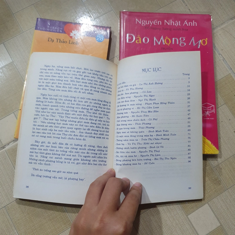 Văn học tuổi mới lớn Đảo mộng mơ Long lanh giọt nắng Bâng khuâng mùa hạ Về phố 301567