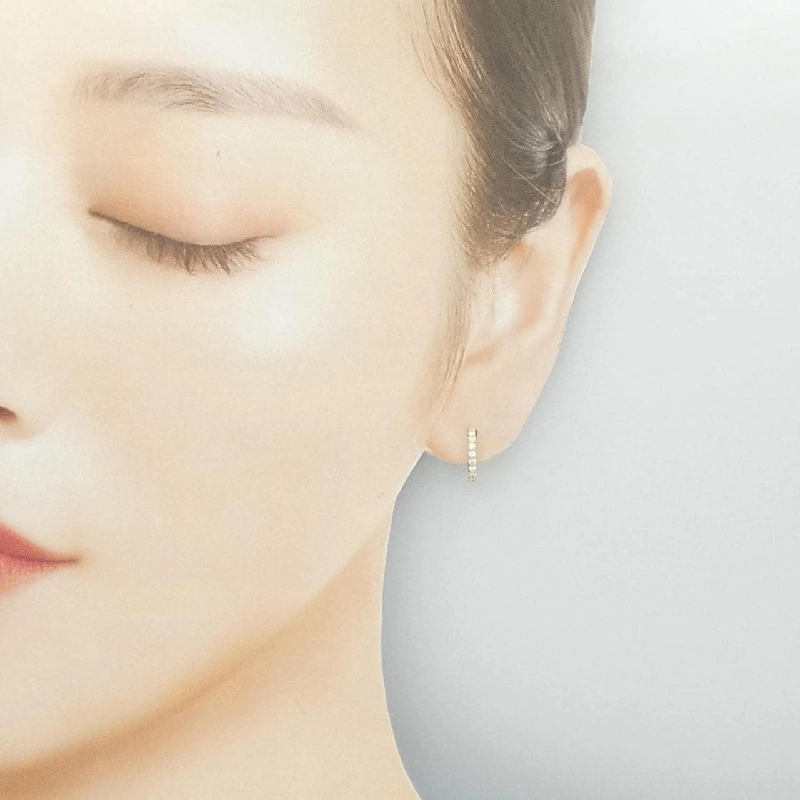 K18YG Bông tai kim cương 0.20CT - Hàng hiệu Chính hãng 869330