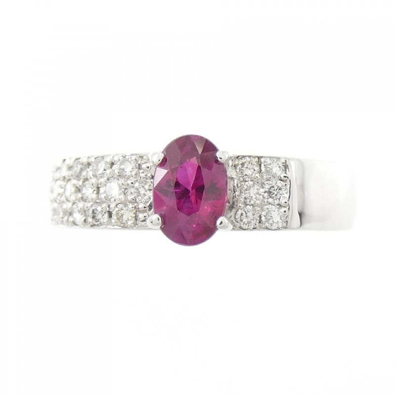 Nhẫn ruby K18WG 0.55CT 672607