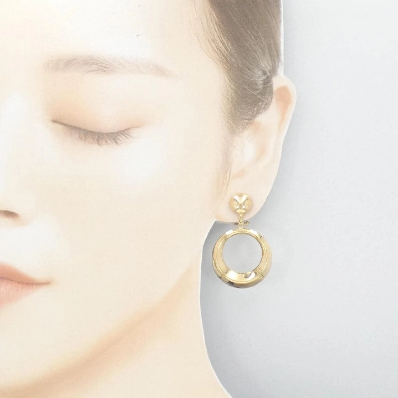 K18YG Bông tai - Hàng hiệu Authentic 873453