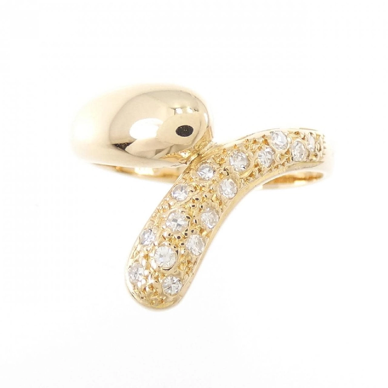 Nhẫn kim cương K18YG 670424