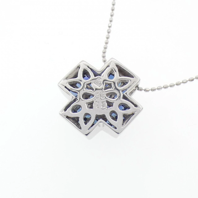 K18WG Sapphire Necklace 1.20CT - Hàng hiệu Chính hãng 856518