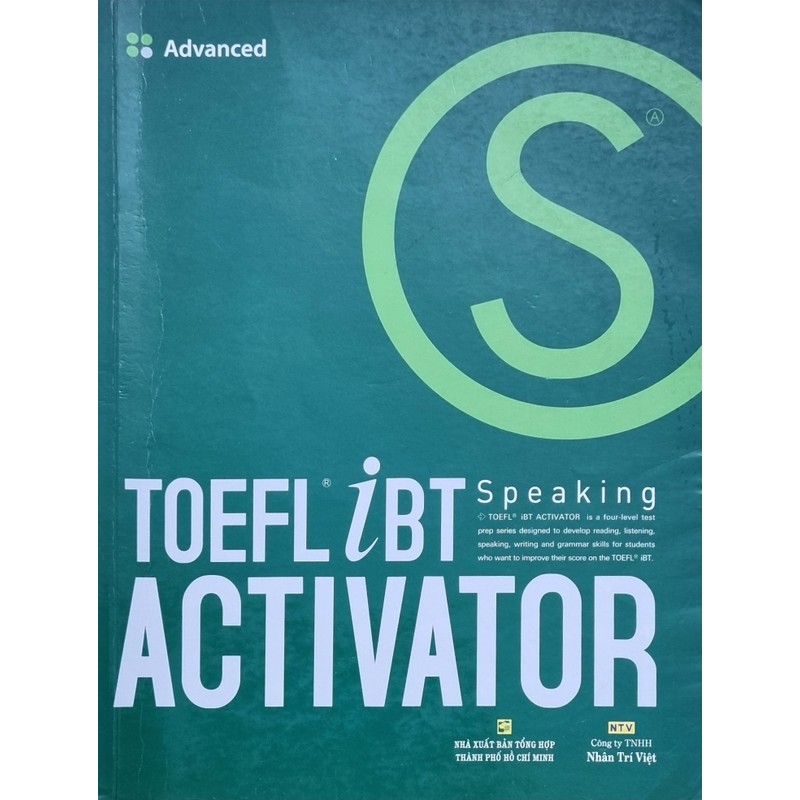 Tiếng Anh - COMBO 2 quyển TOEFT iBT ACTIVATOR SPEAKING (Intermediate và Advanced) 158747