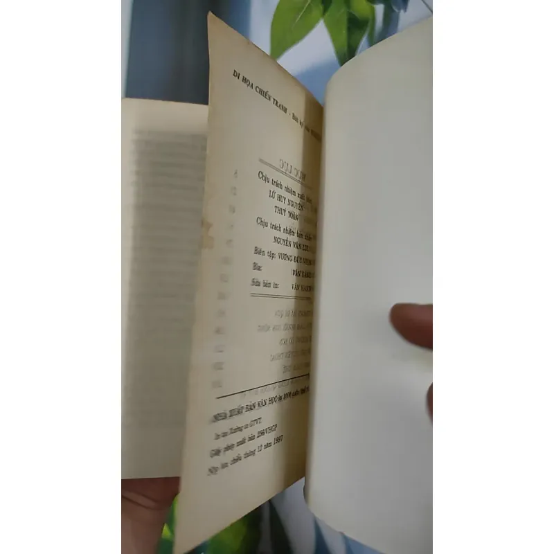 [MIỄN PHÍ BỌC SÁCH] [XƯA] Di Họa Chiến Tranh (1997) - Minh Chuyên 798517