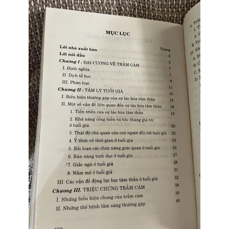 Hội chứng trầm cảm ở người cao tuổi;  PHẠM KHUÊ -200 trang  1024570