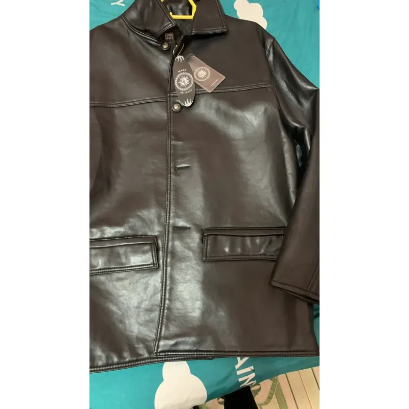Áo khoác da,thương hiệu Armani của Ý,áo mới chưa mặc lần nào,sizeXL(60kg-70kg) 779340