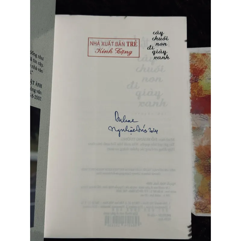Cây chuối non đi giày xanh (chữ kí tác giả) 726591