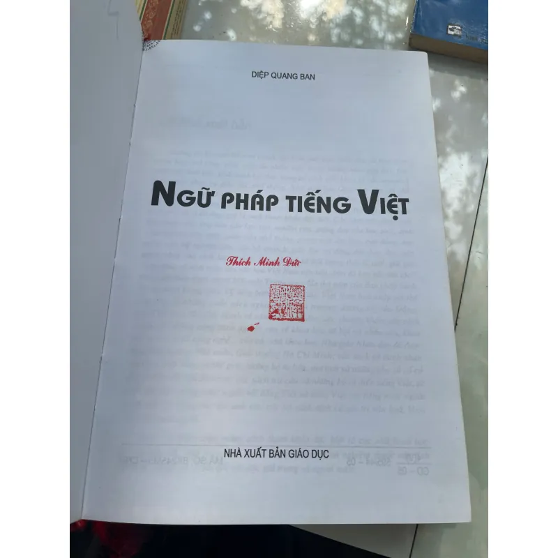 NGỮ PHÁP TIẾNG VIỆT - DIỆP QUANG BAN  1029119