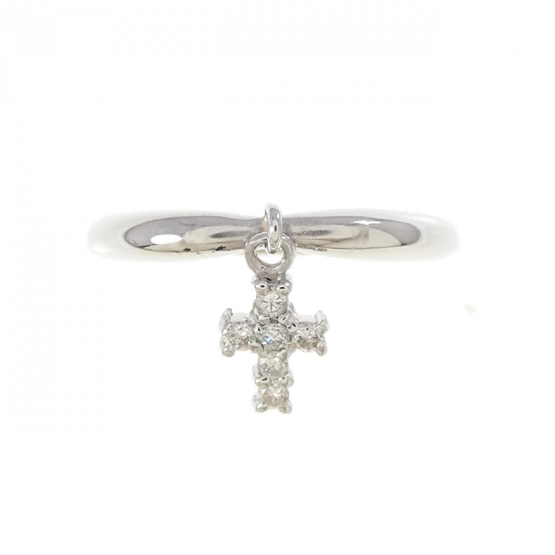 Nhẫn kim cương PT900 hình chữ thập 0.08CT - Hàng hiệu chính hãng 855434