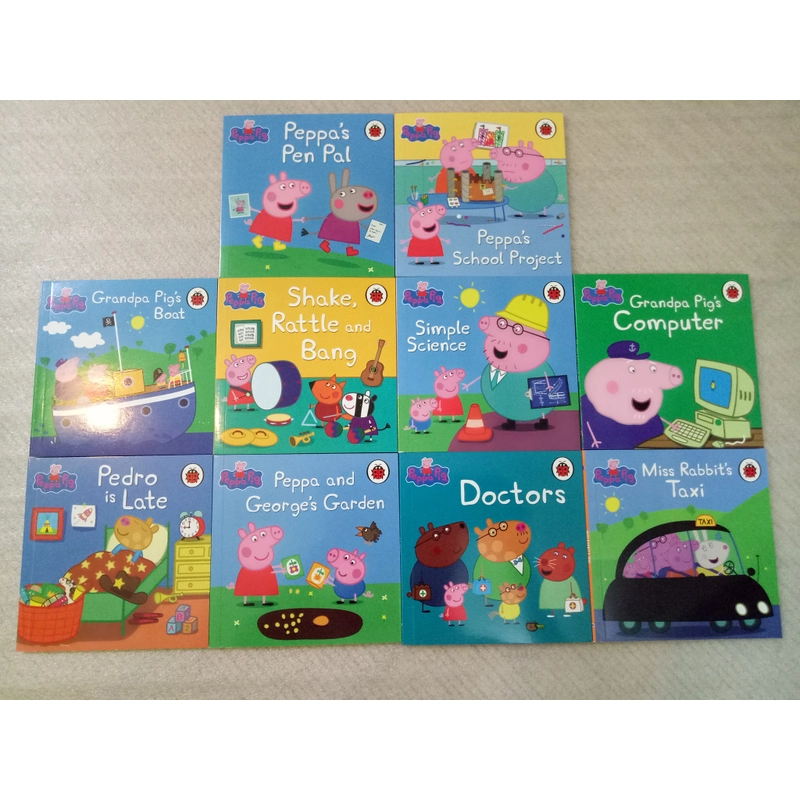 Truyện tranh Peppa pig tiếng Anh (combo 10 cuốn) 391522